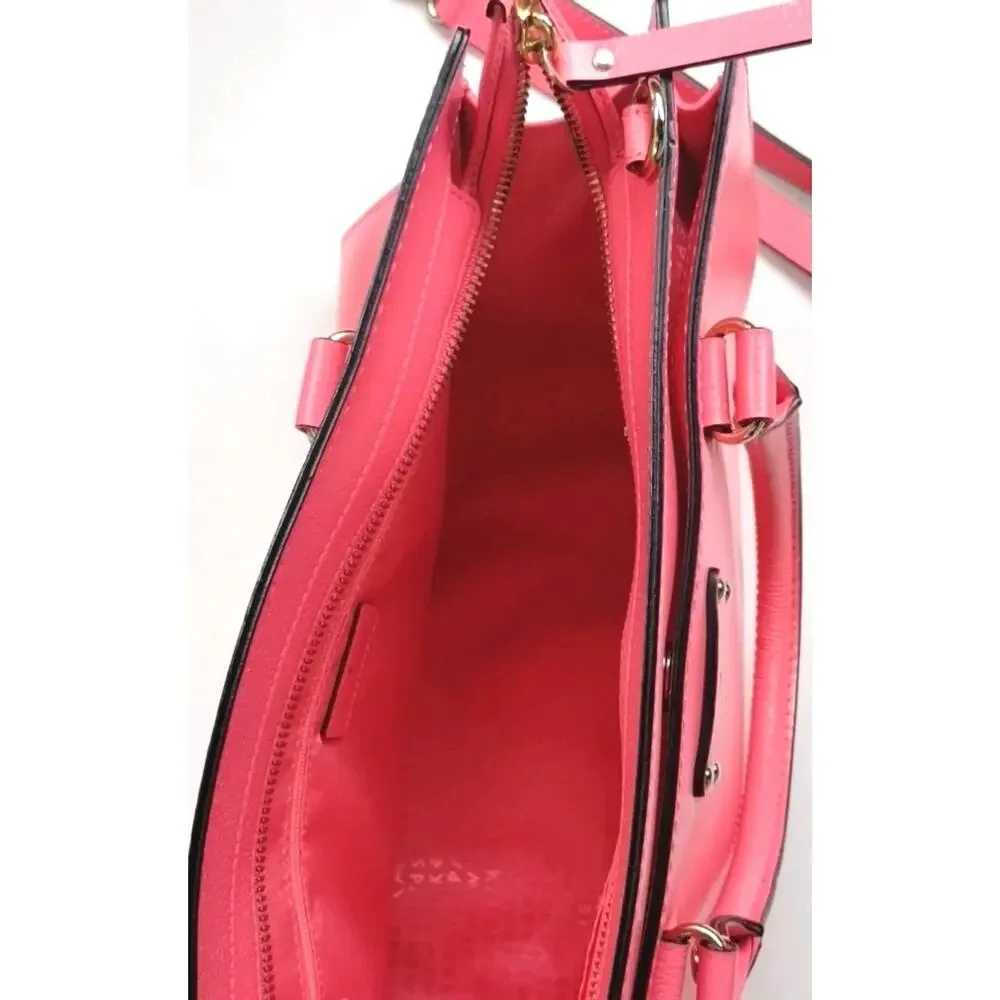 Kate Spade NY NEW Wellesley Quinn Pink Leather Satchel Crossbody Handbag Purse